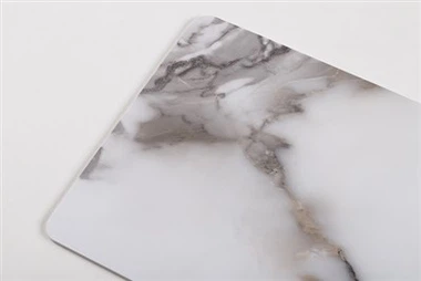 Matt röð PVC marmara spjaldið